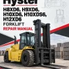 Hyster H8XD6, H9XD6, H10XD6, H10XDS6, H12XD6 Forklift P007 Series Repair Manual