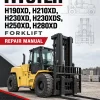 Hyster H190XD, H210XD, H230XD, H230XDS, H250XD, H280XD Forklift P007 Series Repair Manual