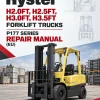 Hyster H2.0FT, H2.5FT, H3.0FT, H3.5FT Forklift Trucks P177 Series Repair Manual (EU)