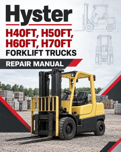 Hyster H40FT, H50FT, H60FT, H70FT Forklift Trucks P177 Series Repair Manual Hyster H40FT, H50FT, H60FT, H70FT Forklift Trucks P177 Series Repair Manual