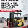 Hyster H4.0FT5, H4.0FT6, H4.5FTS5, H4.5FT6, H5.0FT, H5.5FT Forklift Truck R005 Series Repair Manual (EU) Hyster H4.0FT5, H4.0FT6, H4.5FTS5, H4.5FT6, H5.0FT, H5.5FT Forklift Truck R005 Series Repair Manual (EU)