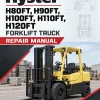 Hyster H80FT, H90FT, H100FT, H110FT, H120FT Forklift Truck R005 Series Repair Manual (USA)