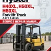 Hyster H40XL, H50XL, H60XL Forklift Truck A177 Series Service Repair Manual (USA)