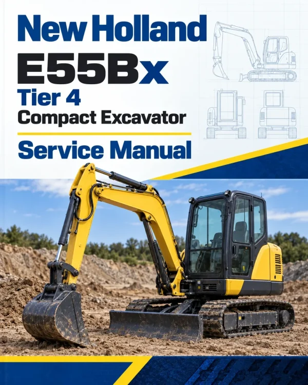 New Holland E55Bx Tier 4 Compact Excavator Service Manual New Holland E55Bx Tier 4 Compact Excavator Service Manual
