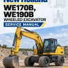New Holland WE170B, WE190B Wheeled Excavator Service Manual New Holland WE170B, WE190B Wheeled Excavator Service Manual