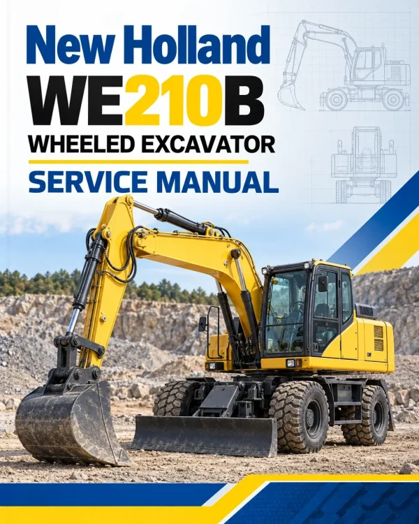 New Holland WE210B Wheeled Excavator Service Manual New Holland WE210B Wheeled Excavator Service Manual