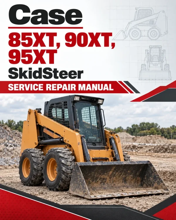 Case 85XT, 90XT, 95XT SkidSteer Service Repair Manual