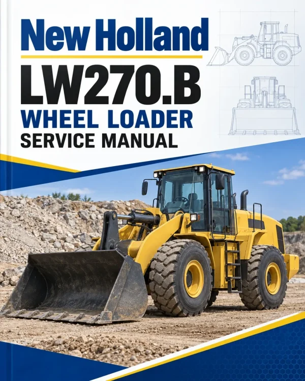 New Holland LW270.B Wheel Loader Service Manual New Holland LW270.B Wheel Loader Service Manual