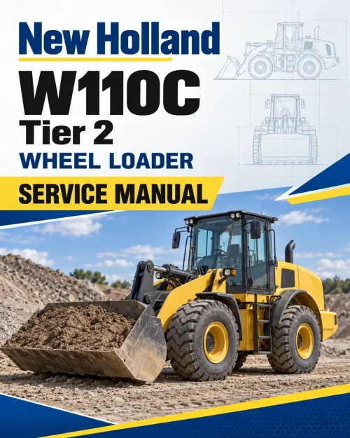New Holland W110C Tier 2 Wheel Loader Service Manual
