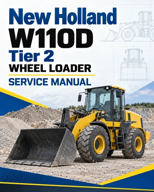 New Holland W110D Tier 2 Wheel Loader Service Manual