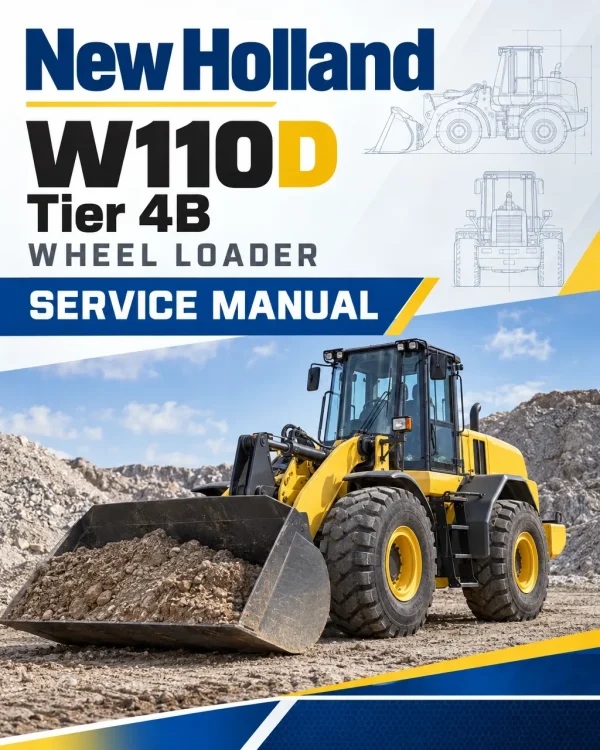 New Holland W110D Tier 4B Wheel Loader Service Manual