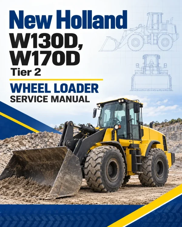 New Holland W130D, W170D Tier 2 Wheel Loader Service Manual New Holland W130D, W170D Tier 2 Wheel Loader Service Manual