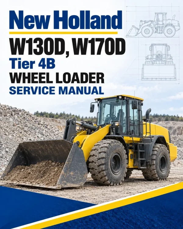 New Holland W130D, W170D Tier 4B Wheel Loader Service Manual New Holland W130D, W170D Tier 4B Wheel Loader Service Manual