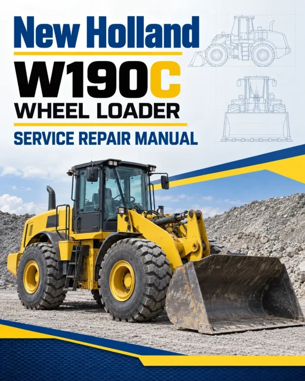 New Holland W190C Wheel Loader Service Manual New Holland W190C Wheel Loader Service Manual