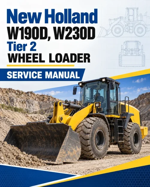 New Holland W190D, W230D Tier 2 Wheel Loader Service Manual