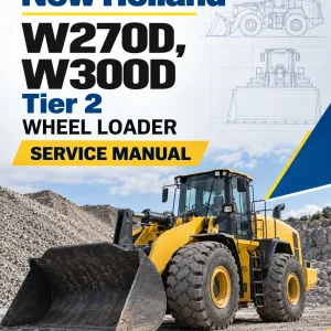 New Holland W270D, W300D Tier 2 Wheel Loader Service Manual