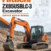 Hitachi ZX85USBLC-3 Excavator Service Repair Manual Hitachi ZX85USBLC-3 Excavator Service Repair Manual