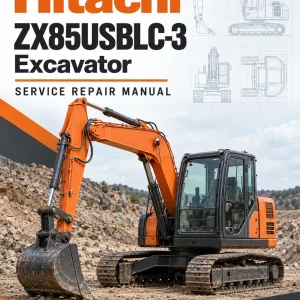 Hitachi ZX85USBLC-3 Excavator Service Repair Manual