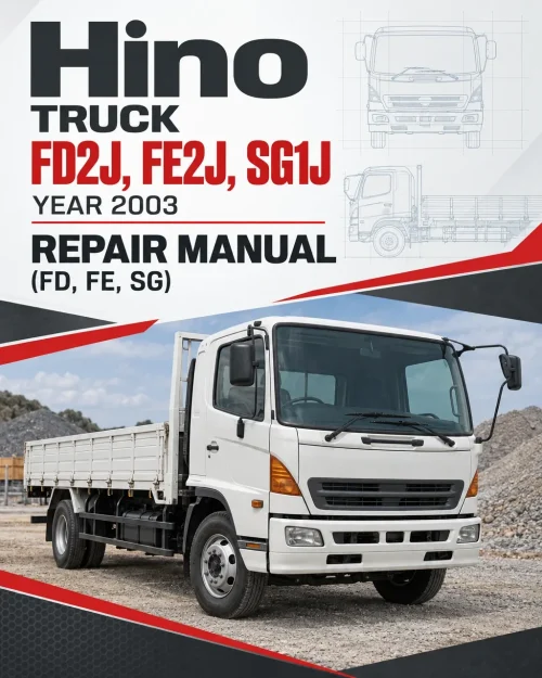 Hino Truck FD2J, FE2J, SG1J Year 2003 Repair Manual (FD, FE, SG)