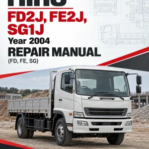Hino Truck FD2J, FE2J, SG1J Year 2004 Repair Manual (FD, FE, SG)