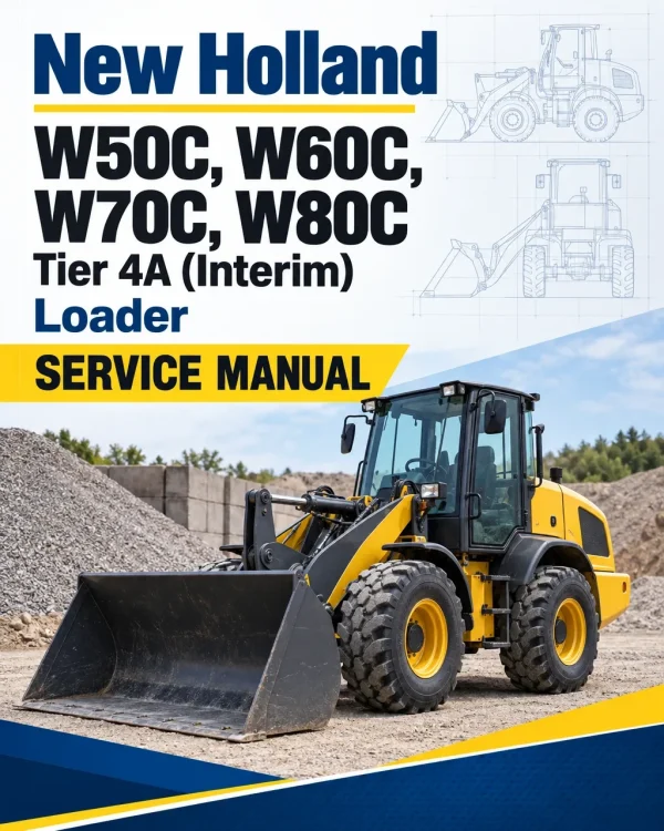 New Holland W50C, W60C, W70C, W80C Tier 4A (Interim) Loader Service Manual New Holland W50C, W60C, W70C, W80C Tier 4A (Interim) Loader Service Manual