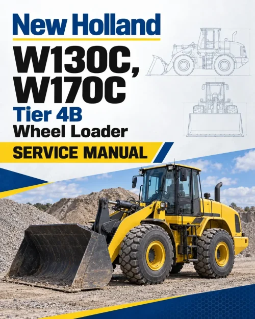 New Holland W130C, W170C Tier 4B Wheel Loader Service Manual