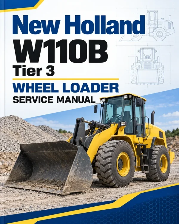 New Holland W110B Tier 3 Wheel Loader Service Manual New Holland W110B Tier 3 Wheel Loader Service Manual