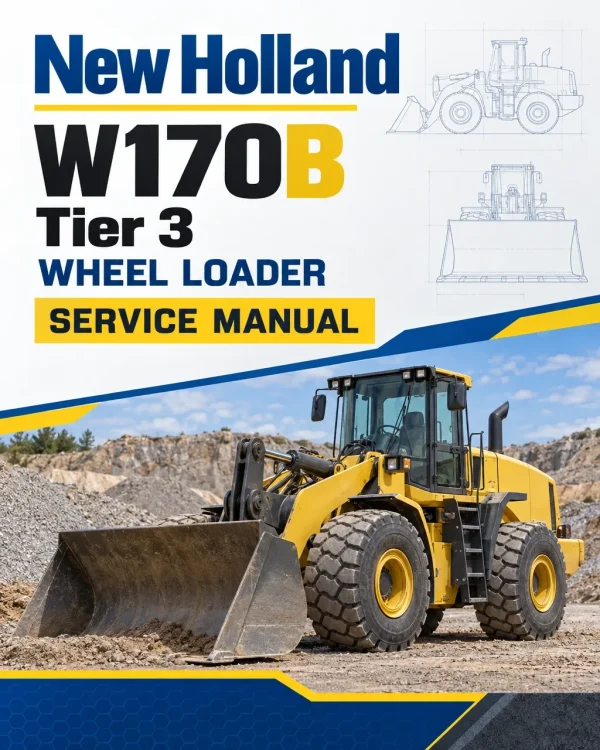 New Holland W170B Tier 3 Wheel Loader Service Manual