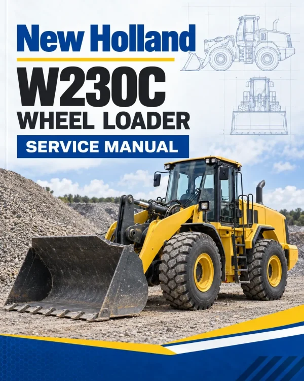 New Holland W230C Wheel Loader Service Manual New Holland W230C Wheel Loader Service Manual
