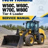New Holland W50C, W60C, W70C, W80C Tier 4 Loader Service Manual New Holland W50C, W60C, W70C, W80C Tier 4 Loader Service Manual