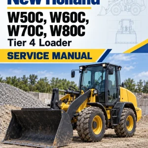 New Holland W50C, W60C, W70C, W80C Tier 4 Loader Service Manual New Holland W50C, W60C, W70C, W80C Tier 4 Loader Service Manual