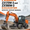 Hitachi ZX170W-3 and ZX190W-3 Excavator Service Repair Manual Hitachi ZX170W-3 and ZX190W-3 Excavator Service Repair Manual