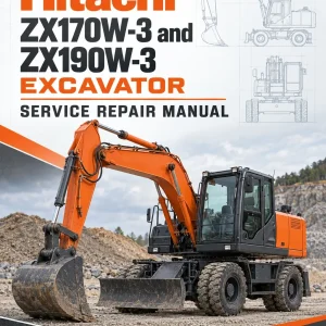 Hitachi ZX170W-3 and ZX190W-3 Excavator Service Repair Manual Hitachi ZX170W-3 and ZX190W-3 Excavator Service Repair Manual