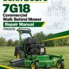 John Deere 7G18 Commercial Walk Behind Mower Repair Manual (TM2220)