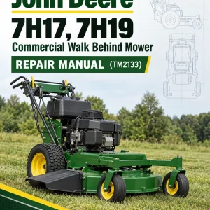 John Deere 7H17, 7H19 Commercial Walk Behind Mower Repair Manual (TM2133) John Deere 7H17, 7H19 Commercial Walk Behind Mower Repair Manual (TM2133)