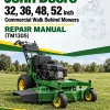 John Deere 32, 36, 48, 52 inch Commercial Walk Behind Mowers Repair Manual (TM1305) John Deere 32, 36, 48, 52 inch Commercial Walk Behind Mowers Repair Manual (TM1305)