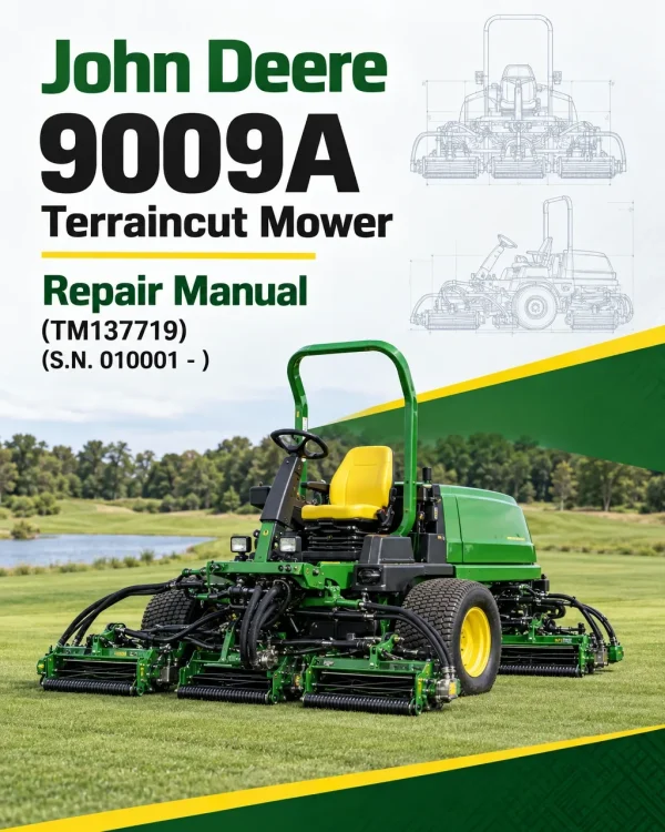 John Deere 9009A Terraincut Mower Repair Manual (TM137719) (S.N. 010001 - ) John Deere 9009A Terraincut Mower Repair Manual (TM137719) (S.N. 010001 - )