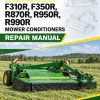 John Deere F310R, F350R, R870R, R950R, R990R Mower Conditioners Repair Manual (TM3101419)