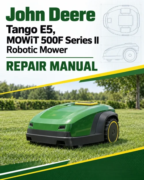 John Deere Tango E5, MOWiT 500F Series II Robotic Mower Repair Manual (TM138919)