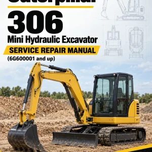 Caterpillar CAT 306 Mini Hydraulic Excavator Service Repair Manual (6G600001 and up)