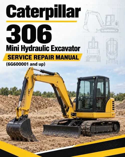 Caterpillar CAT 306 Mini Hydraulic Excavator Service Repair Manual (6G600001 and up) Caterpillar CAT 306 Mini Hydraulic Excavator Service Repair Manual (6G600001 and up)