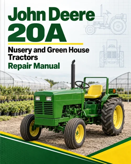 John Deere 20A Nusery and Green House Tractors Repair Manual (TM103219)