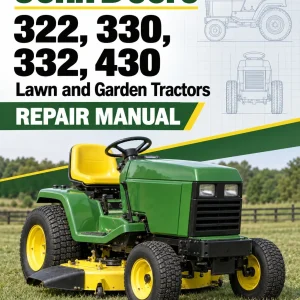 John Deere 322, 330, 332, 430 Law and Garden Tractors Repair Manual (TM1591) John Deere 322, 330, 332, 430 Law and Garden Tractors Repair Manual (TM1591)