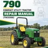 John Deere 790 Compact Utility Tractor Repair Manual (TM2088)