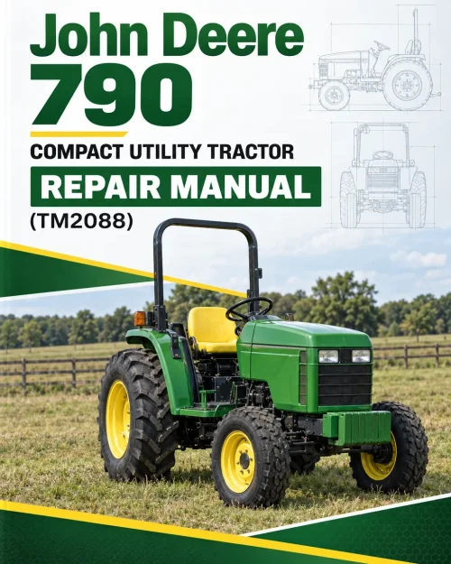 John Deere 790 Compact Utility Tractor Repair Manual (TM2088) John Deere 790 Compact Utility Tractor Repair Manual (TM2088)