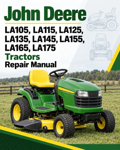 John Deere LA105, LA115, LA125, LA135, LA145, LA155, LA165, LA175 Tractors Repair Manual