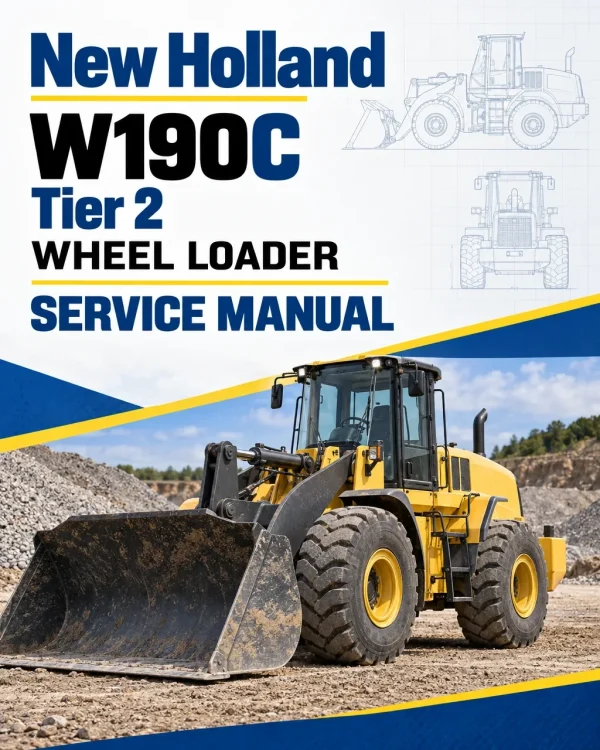 New Holland W190C Tier 2 Wheel Loader Service Manual