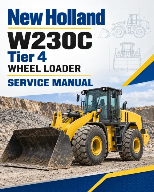 New Holland W230C Tier 4 Wheel Loader Service Manual