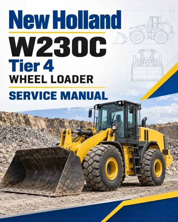 New Holland W230C Tier 4 Wheel Loader Service Manual New Holland W230C Tier 4 Wheel Loader Service Manual