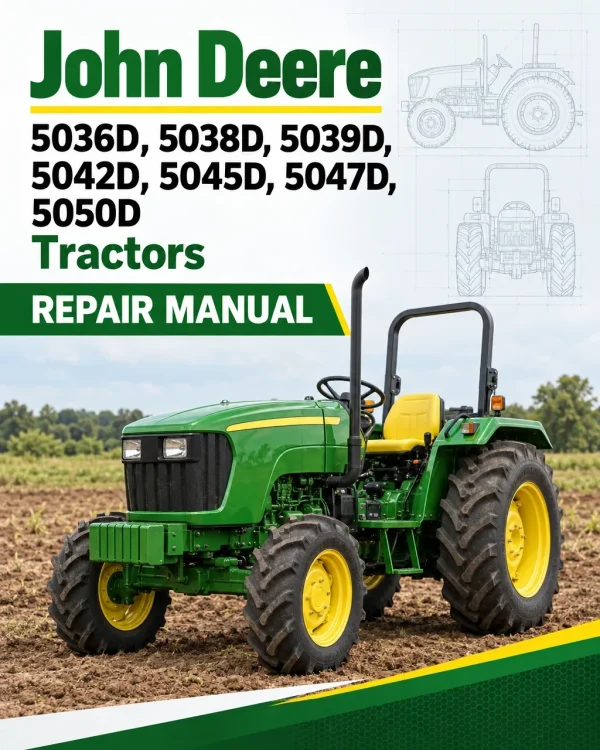 John Deere 5036D, 5038D, 5039D, 5042D, 5045D, 5047D, 5050D Tractors Repair Manual John Deere 5036D, 5038D, 5039D, 5042D, 5045D, 5047D, 5050D Tractors Repair Manual